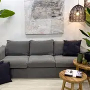Club Santorini Newport Sofa in Grey