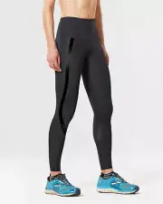 GREAT SAVINGS || 2XU Womens Hi-Rise Compression Tights - Black/Nero