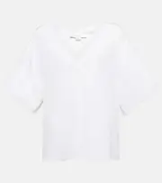 [Vince] Vince V-neck top AU 10 white