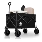 Outdoor Trolley 210L,Collapsible Folding Wagon, Heavy Duty Utility Beach Wago...