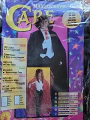 Adult Vampire Black Cape Halloween Horror Dracula