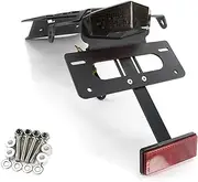 License Plate Holder Bracket Compatible with Triumph Bonneville T100 / SE/Scrambler/THRUXTON Rear Tail Tidy Fender Eliminator Kit(Black)