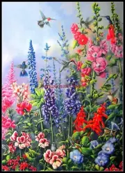Charts Needlework DIY - Counted Cross Stitch Patterns - Springtime II