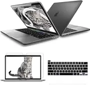Compatible with MacBook Pro 13 inch Case M2 2023 2022 2021 2020 A2338 M1 A2251 A2289 A1706 A1708, YP Slim Hard Plastic Case&Keyboard Cover&Screen Protector (Frost Black (Matte Design))