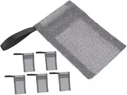 SOESFOUFU 6pcs Soap Saver Pouch House Soap Storage Bag Saver Face Wash Makeup Remover Gentle Exfoliating