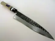 JAPAN SEKI hand made Chef Knife White Steel SHIROGAMI Deba Sashimi blade 180mm