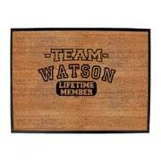 Watson V2 Team Lifetime Member - Funny Novelty Doormat Man Cave Floor mat