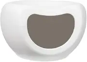 Cat Kitten Bed Cave Small Dog House Kennel Plastic Pet Pod Bedding Igloo White