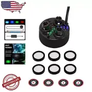 3 Head Ultrasonic Mist Maker with Multicolor LEDs – Ideal for Ponds & Aquariums