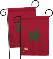Morocco Flag World Cup 2022 Moroccan Flags Sport Fan Outdoor 2 Pcs Banner Roo...