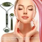 Anti-Aging Jade Roller - Use with Skin Mask Serum Vitamin C Collagen Hyaluronic