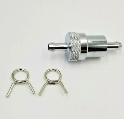 Performance Fuel Filter w/ Washable Element 5/16" Line for Harley