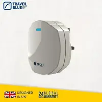 在飛比找PChome24h購物優惠-【Travel Blue 藍旅】英國旅行 USB充電器 (雙