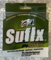 Sufix ProMix Monofilament 14 LB Clear Blue Florescent 330 Yards