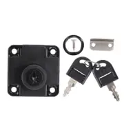 Office Desk Lock Black Cabinet Lock Key File Drawer Lock Locker Padlock