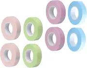 Baluue 12 Rolls Lash Isolation Tape Mascara Cat Eye Lashes Salon Eye Pads for Lash Extensions Eyelash Lash Remover Extension Lashes Tool Liner Cluster Lashes Stickers Strip Impress Abs