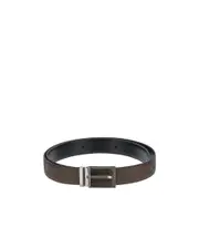 Logo square buckle belt 105 Black