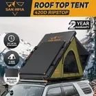 San Hima Kalbarri Lite Rooftop Tent Hardshell+200W Shingled Solar Panel+Rack