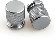 Tire Valve Stem Caps Valve Cap for KA&WASAKI ZX-4R ZX-4RR Motorcycle Wheel Tyre Valve Cap Tire Valve Port Stem Caps(Gray)