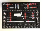 EVA Tray 3x Drive 72 Wrench Piece Metric Socket Set Craftsman - GT-1001