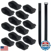 UONIKA 36 inch Cable Straps,12 pcs Reusable Fastening Hook and Loop Utility C