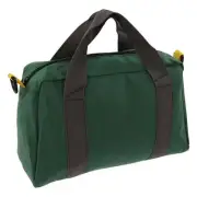 Wide Mouth Tool Bag Canvas Waterproof High Capacity Storage Organizer 14in