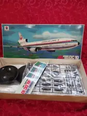 Pop 1 rare vtg 70s Nitto Kagaku htf JAL Japan Airline DC10 1/100 model kit plane