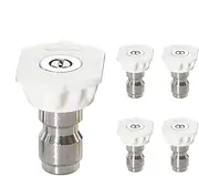 Pressure Washer Nozzle - 5X Power Washer Turbo Nozzle - Wear-Resistant Spray Tips Kit, Easy Installation for Soiled Bricks, Concrete, Metal, Boat Cleaning