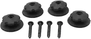 CHENGHAO 4PCS Car Cargo Net Replacement Hooks Hardware Kit Hook Mounting Fit for Car Rear Cargo Trunk Storage Organizer Net 2 Ways to Install