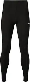 [Trigema] Mens Polyester/Spandex Leggings, Black