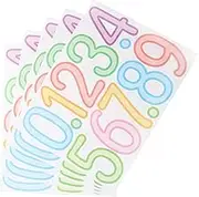 BCOATH Self-Adhesive Number Stickers House Address Signs Waterproof Vinyl Versatile Use for Boys and Girls Adults