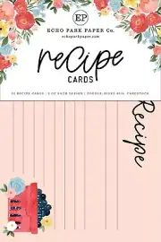 Echo Park Recipe Cards-Summer