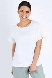 Julie Linen Shell Top--GOR-37391