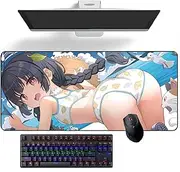 Anime mouse pad Blue Archive Kasumizawa Miyu Anime Desk Mat Keyboard Mat Large Mouse Pads Rubber Mouse Mats