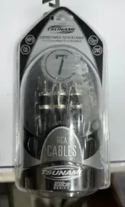 Tsunami V10-Y3 RCA 3.5MM 1/Male To 2/Male "Y" Connector (7")