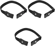 [TOGEVAL] 3pcs Invisible Elastic Waist Belt for Women Stretch Belt Without Buckle for Jeans Boys Boys and Girls Adults