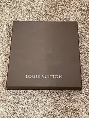 Louis Vuitton Authentic Large Brown Gift Box 18.5" x 16.5" x 2.5" Brand New