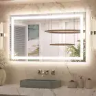 40 ” X 24 ” Lighted Mirror for Bathroom Wall, LED Mirror with Frontlit & Backlit
