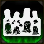 Tombstones 2 - Airbrush Stencil Template Airsick Zombies