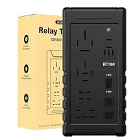 Car Relay Tester,12V/24V Relay Tester Car Battery Analyzer - Compact Auto Accessories Type-C Automatic Diagnostic Tool for Motorcycle