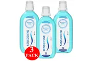 3 x Sensodyne Cool Mint Gentle Mouthwash For Sensitive Mouths 500ml