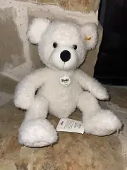 Steiff Lotte Teddy Bear Plush Original White Stuffed Doll 111778 New!