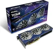 WEELIAO Sparkle Intel Arc B580 Titan OC Graphics Card 12GB GDDR6 Tear Cooling 2.0 Axis Breathing Light Metal Backplate SB580T-12G OC (Blue)