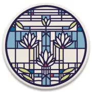 Frank Lloyd Wright Waterlilies Trivet, One Size, Multicolored