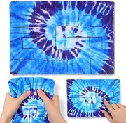 Youyole Marble Maze Mat Sensory Fidget Stress Relief Toys Tie Dye Tactile Anxiety Calming for School Classroom Reduce Improve Focus, 8.7 x 6.3 Inch (Vivid Style)