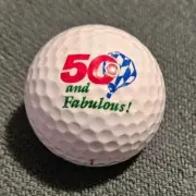 50 And Fabulous Golf Ball Spalding 1