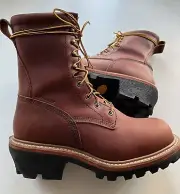 NEW in Box Red Wing 217 Waterproof 8” Logger Boots Soft Toe Mens Size 8 D