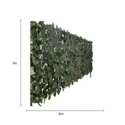 Artificial Ivy Leaf Hedging 3m x 1m Roll (Fake Ivy Roll)
