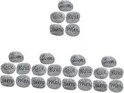 Outanaya 5sets Aquarium Stones Natural Stone Decor for Vases Garden and Pathways Reusable Decorative Pebbles 5pcs*5
