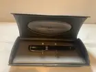 Parker Duofold Fountain Pen Black & Platinum 18Kt Gold. Fine Nib. New Old Stock